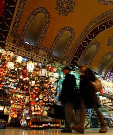 6786018 SMORGASBORD: Step outside the hustle of the Grand Bazaar to find a fascinating array of food stores.