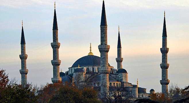 istanbul blue mosque t658