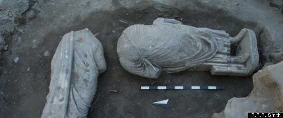 Headless Roman Statues Found In Turkey Show Antiquities’ Reuse