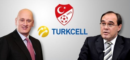 Turkcell Smart Ticket Starts New Era at Stadiums Turkcell CEO Sureyya Ciliv together with the President of Turkish Football Federation Yildirim Demiroren