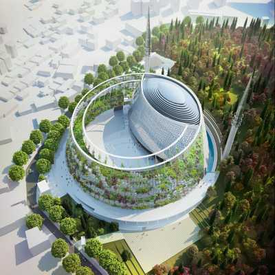Istanbul Camlica Mosque by Tuncer Cakmakli Architects