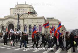 Young activists march to protest attacks on Armenians in Istanbul