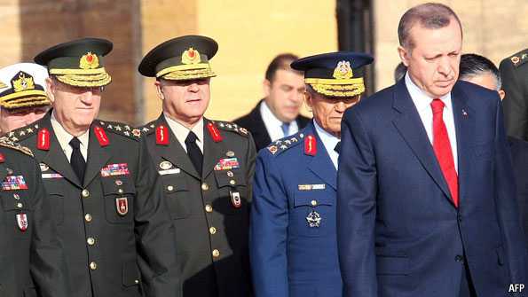 The once all-powerful Turkish armed forces are cowed, if not quite impotent