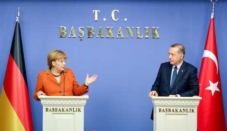 Bundeskanzlerin Merkel in der T¸rkei