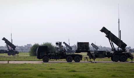 Dutch Army Patriot defense missile system at an airbase in Adana