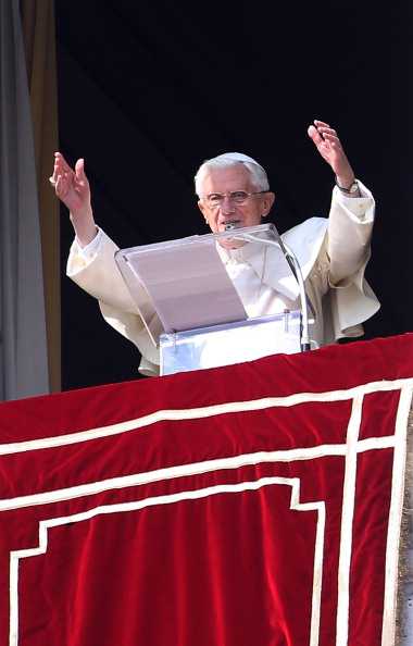 Pope Benedict XVI Delivers Angelus Blessing - February 17, 2013