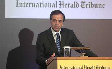 Samaras wants peaceful solution to dispute with Turkey over Aegean oil and gas