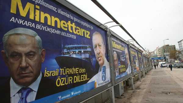 Israel, Turkey begin raid compensation talks after apology