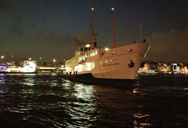 Wish You Were Here: A Ferry Boat on the Bosphorus