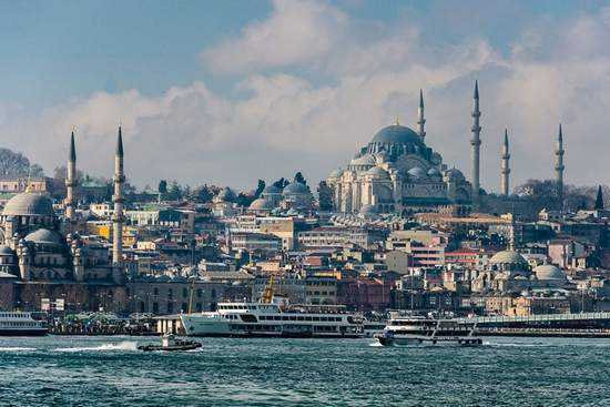 The Suleymaniye Mosque dominates the skyline above the Bosphorus and the Golden Horn in Istanbul. Dennis Jones | Special to the Daily