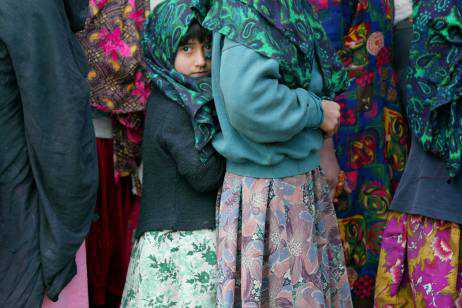 Afghan Childen Eat At Orphanage