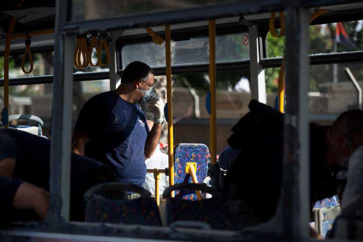 Bomb Blast On Bus In Tel Aviv