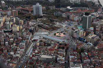 Turkish Prime Minister Erdoğan said some groups were trying to create obstacles to prevent the implementations of the new urban projects. DHA photo