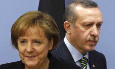 Merkel pushes Turkey on Cyprus customs snub