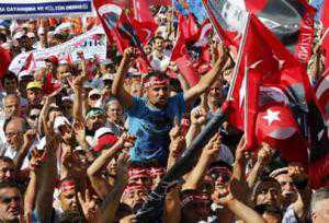 Alevis protest in Istanbul: Erdogan reform package ignores freedoms of minorities