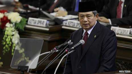Mr Yudhoyono and several senior ministers were said to be targeted