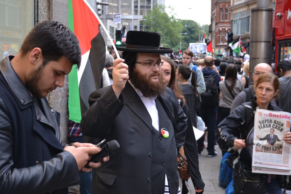 Jewish and Turkish Communities joined the protest for Israeli offensive in Gaza