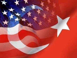 USA Turkey flags