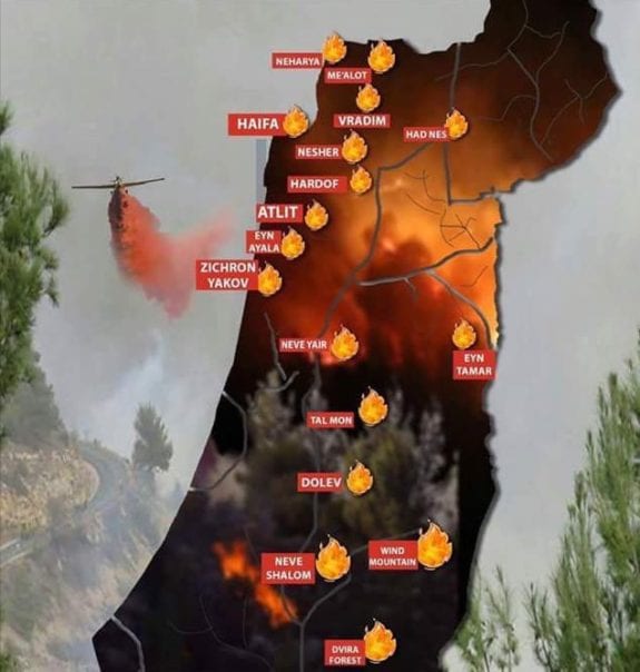 Israel is On Fire – Firefighters battle fires across Israel