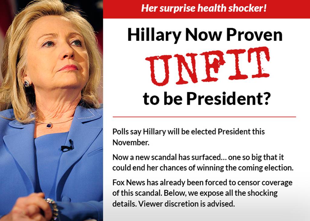 WHY HILARY LOST … FOX NEWS