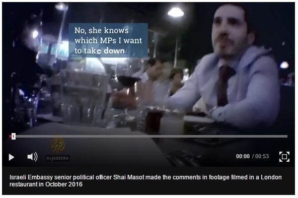 Civil servant resigns after discussing how to ‘take down pro-Palestine MPs’ with Israeli diplomat Footage secretly recorded by a media outlet appeared to show the civil servant discuss plans to ‘take down’ Tory MP