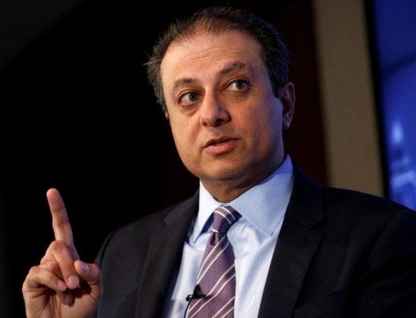 New York federal prosecutor Preet Bharara says he was fired by Trump administration