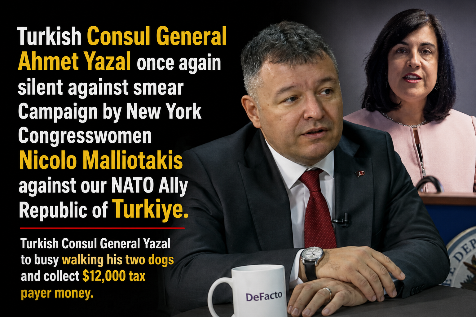 My Response to New York US Congresswomen Nicolo Malliotakis