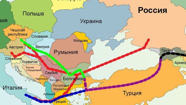Балканы поддержали превращение «Южного потока» в «Турецкий поток»
