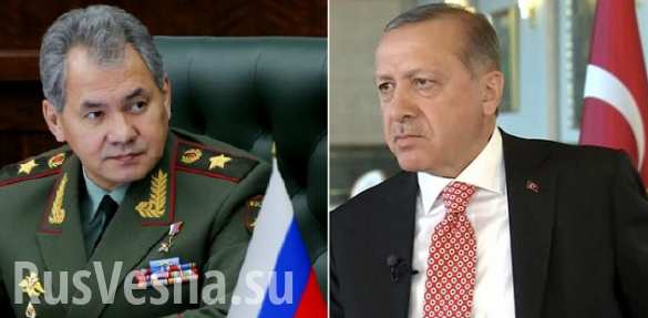 Эрдоган встретился с Шойгу в Стамбуле