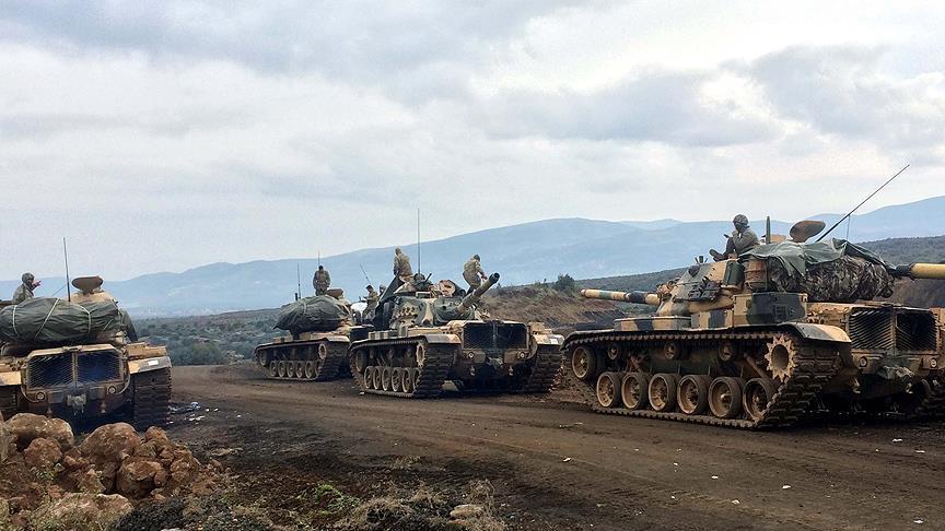 Операция ВС Турции в Африне развивается с 3 направлений