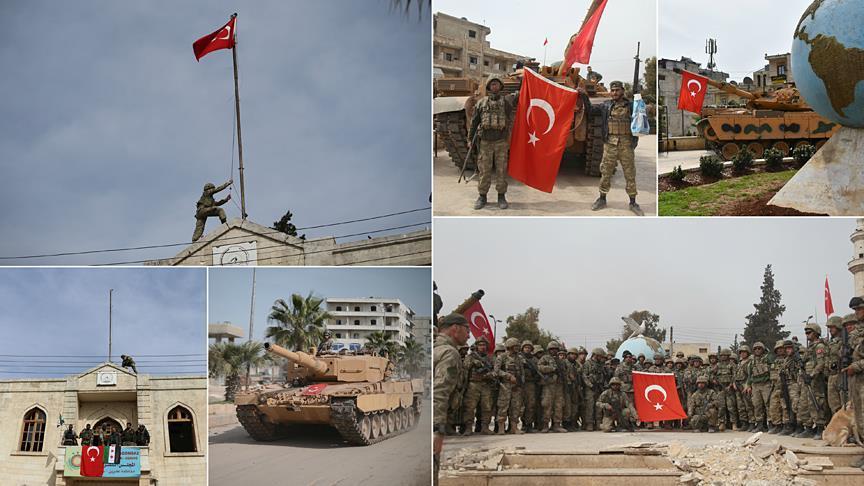 ВС Турции и отряды сирийской оппозиции в Африне