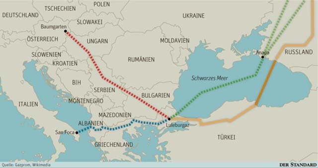 Россия приведет «Турецкий поток» в Сербию