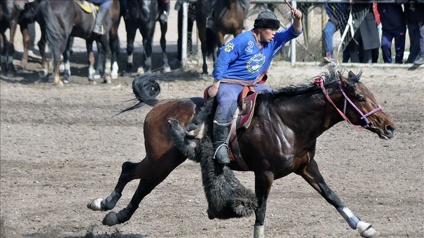 Игра кок-бору пользуется большой популярностью в Кыргызстане