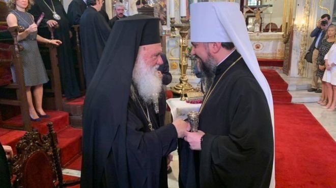 Греческая церковь признала право Константинополя дать автокефалию Украине
