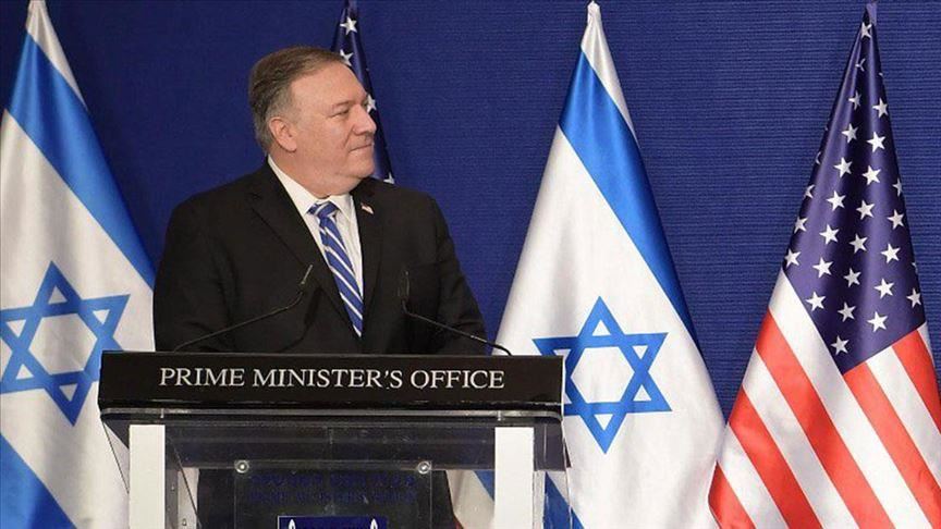 Гoссекретарь США посетил незаконное еврейское поселение в Палестине