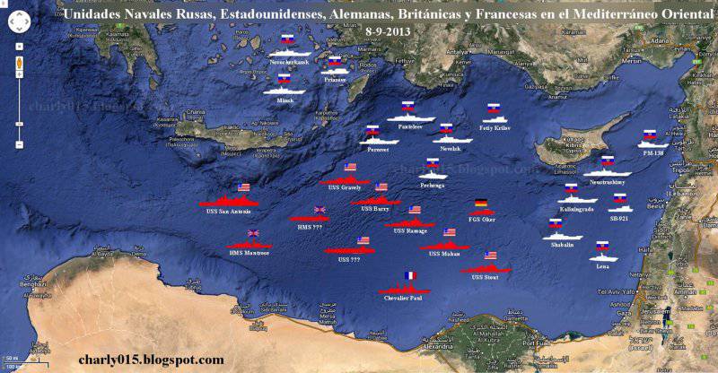 Ракетоносцы РФ возьмут под постоянный контроль Средиземное море
