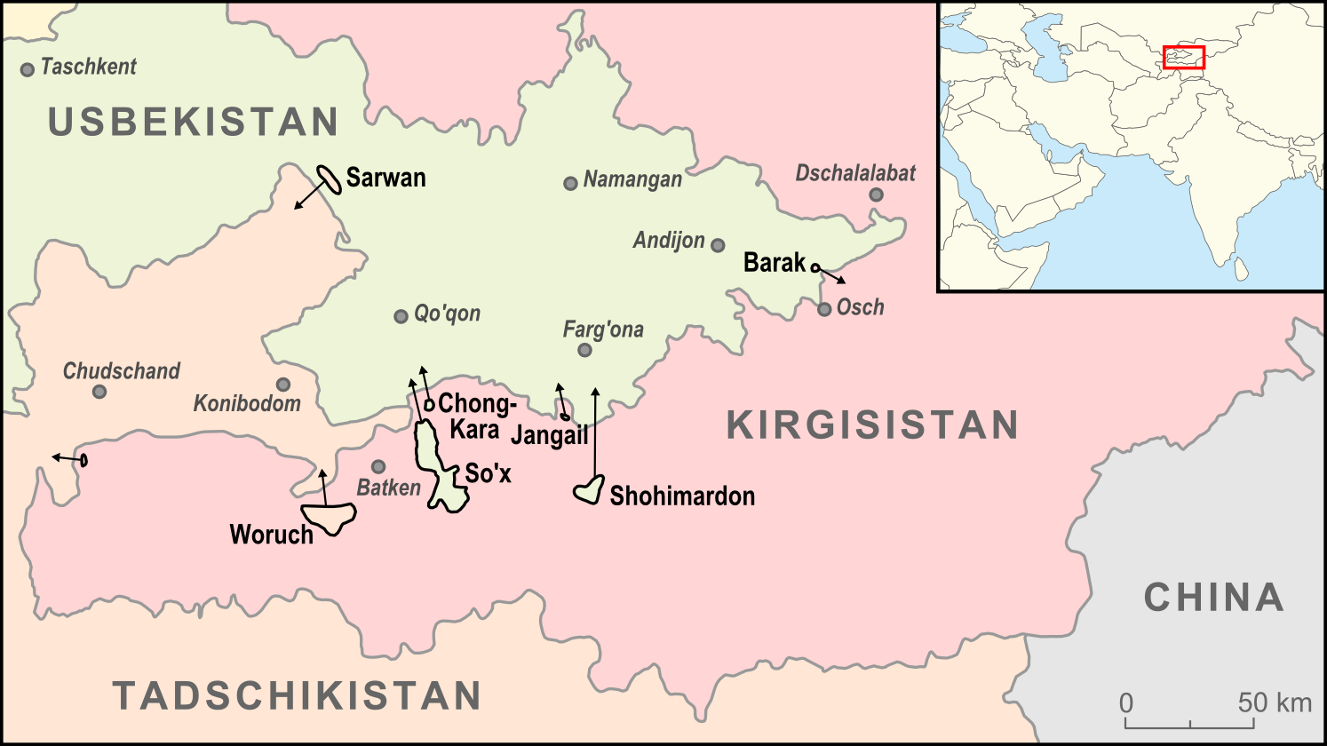 Сколько часов у узбеков. Граница Киргизии и Таджикистана на карте. Карта Таджикистан Киргизия Киргизия граница. Конфликт Киргизии и Таджикистана на карте. Анклав Таджикистана в Киргизии на карте.