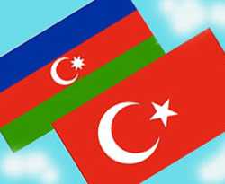 Turkish Azerbaycan Flag