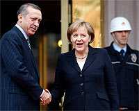 Başbakan Recep Tayyip Erdoğan, Almanya Başbakanı Angela Merkel'i resmi törenle karşıladı. - Angela merkel