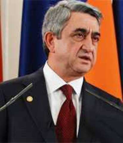 Ermenistan Devlet Başkanı Sarkisyan Erivan'daki 1915 olaylarının ele alındığı bir sempozyumda yaptığı konuşmada Türkiye'yi kast ederek, "Kendi suçlarını inkar etmekle yeni suç işlediklerini anlamıyorlar" ifadesini kullandı. - 141210 hota sargsyan