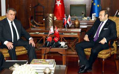 Devlet Bakanı ve Başmüzakereci Egemen Bağış, artık Birleşmiş Milletler'in (BM) de Avrupa Birliği'nin (AB) de Güney Kıbrıs Rum Kesimi'nin şımarık tavırlarından bıkma, usanma noktasına geldiğini söyledi. - 281210 ha abgis