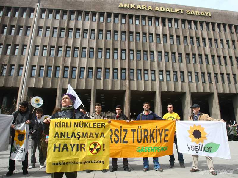 Dünya nükleeri, Türkiye nükleer karşıtlarını yargılıyor
