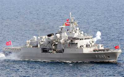 NATO'nun silah ambargosunu uygulamak için Libya açıklarındaki deniz misyonuna en büyük katkıyı Türkiye sağlayacak. - libya gemi