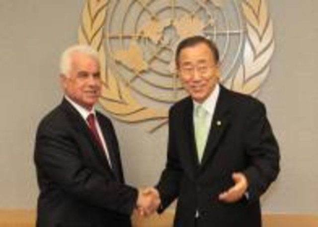 Eroğlu ve Ban Ki Moon