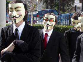 Siber saldırı çetesi Anonymous'un internet sitesine Türk darbesi. - anonymous