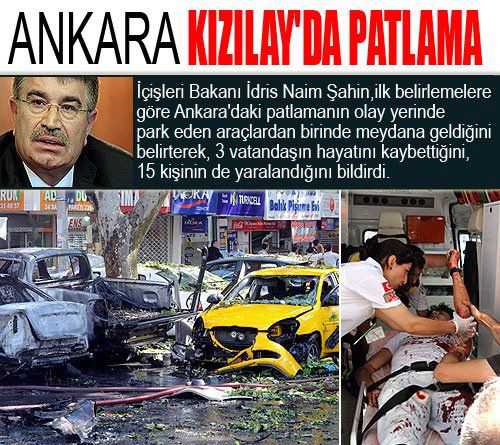 O BOMBAYI MİT BİLİYOR MUYDU? - Ankara Kizilayda patlama