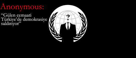 Anonymous grubu, Türkiye'deki tutuklu gazetecilerin durumuna dikkat çekti ve dünyadaki gazetecileri Gülen cemaatini araştırmaya çağırdı. Yayınladıkları videodaki mesajın Türkçesini aşağıda bulabilirsiniz: - anonymous gulen
