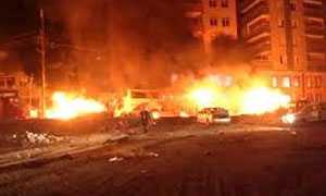 AFYONKARAHİSAR'ın kent merkezindeki Kışla Mevkisindeki bulunan askeri mühimmat deposundaki çalışmalar sırasında saat 21.15 sıralarında patlama meydana geldi - 050920122144172220062 2