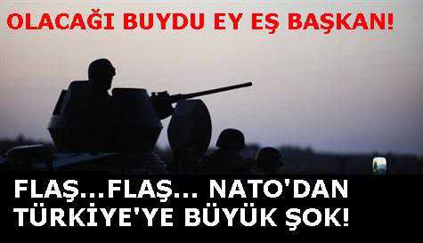 NATO’dan Türkiye’ye büyük darbe!