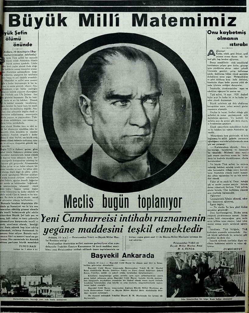 10 Kasım 1938 Cumhuriyet - 4976 5108
